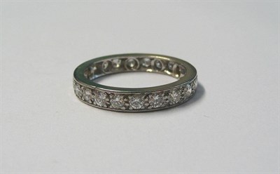 Lot 603 - A Diamond Full Eternity Ring, the round brilliant cut diamonds in white claw settings, to a...