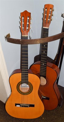 Lot 308 - Herald guitar model HL34 and a high spot guitar, two auto digital tuners and a case (5)