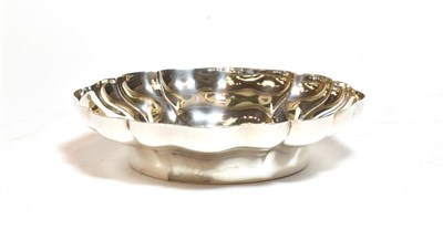 Lot 361 - An Elizabeth II silver bowl, by Barker Ellis Silver Co., Birmingham, 1969, shaped circular...