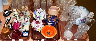 Lot 458 - A collection of ceramics and glass including Royal Doulton Winston Churchill Toby jug, Royal...