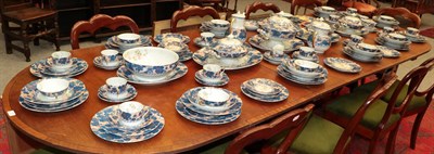 Lot 499 - A Haviland Limoges porcelain Dammouse pattern extensive dinner and tea service comprising: soup...