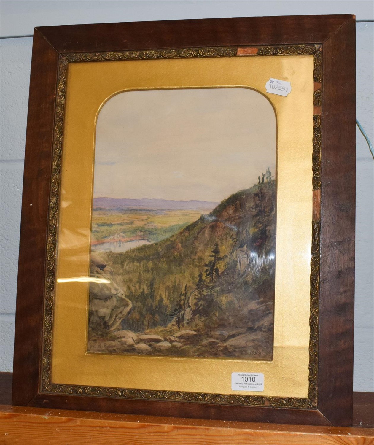 Lot 1010 - Attributed to Waller Hugh Paton RSA RSW (1828-1895) Scottish, Highland landscape with distant...