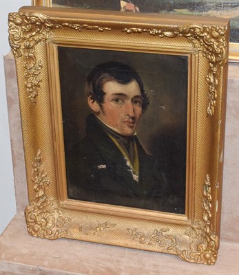 Lot 1054 - Phineas Lowther (1780-1856) Portrait of George Johnson (1829), oil on canvas, extensively inscribed