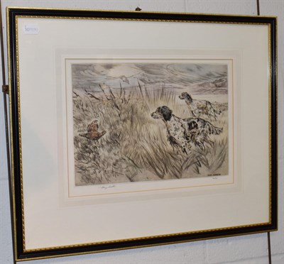 Lot 1060 - Henry Wilkinson, ''Going to ?'', signed and numbered 32/100, etching, together with another...