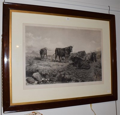 Lot 1073 - A Gilbert after Rosa Bonheur (1822-1899) French, signed, engraving