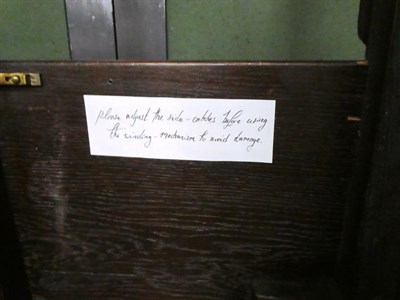 Lot 1207 - An oak easel with provenance of Ralph Leslie Swinden