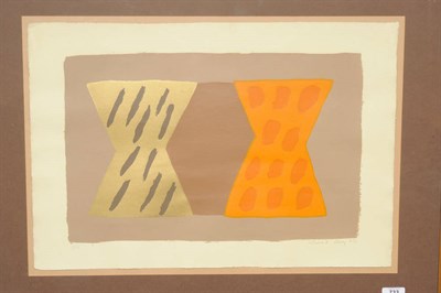 Lot 733 - Breon O'Casey (b.1928) Abstract study Signed artist's proof, dated 1973 and numbered 3/15, coloured