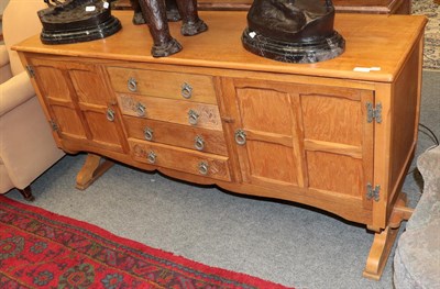 Lot 1233 - Two reproduction oak sideboards