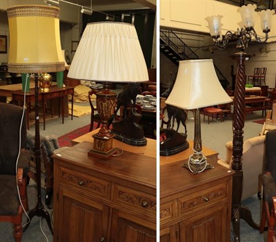 Lot 1236 - A modern mahogany veneered bookcase with four adjustable shelves, 91cm wide 29.5cm deep 152cm high