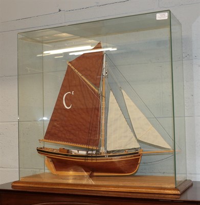 Lot 1275 - A late 20th century model Bristol Channel Pilot Cutter 'Cariad', originally built 1904, 54cm...