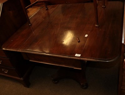 Lot 1321 - An early Victorian mahogany pedestal sofa table