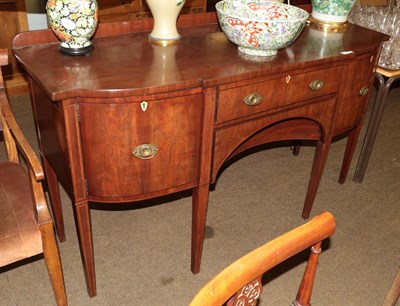 Lot 1326 - A 19th century mahogany sideboard