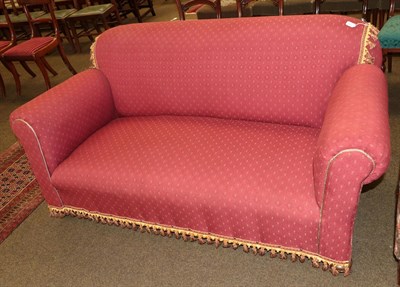 Lot 1338 - A late 19th/early 20th century drop end sofa