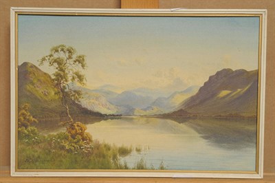 Lot 756 - Edward Horace Thompson (1879-1949) "Gently Falls the Eventide, Bassenthwaite Lake, Armathwaite,...