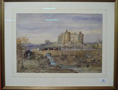 Lot 761 - English School (19th century) Carew Castle, Pembrokeshire Watercolour and bodycolour, 36.5cm by...