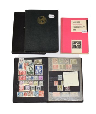 Lot 2087 - Germany: A fine predominantly mounted mint collection in three small albums, covering German...