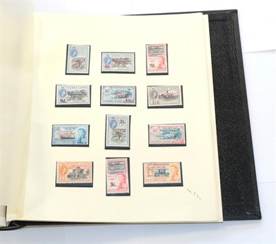 Lot 2117 - Sierra Leone A study of Errors and Plate blocks 1956 issues covering the 2nd Year of...