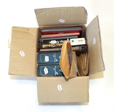 Lot 2142 - Box GB Clear-out 3 stock books from QV - QE2 loose stamps in Kiloware bags by country 1000s...