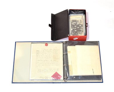 Lot 2179 - Blue Folder with Documents from 1795 interest York/Northallerton. Certificate of Posting from...