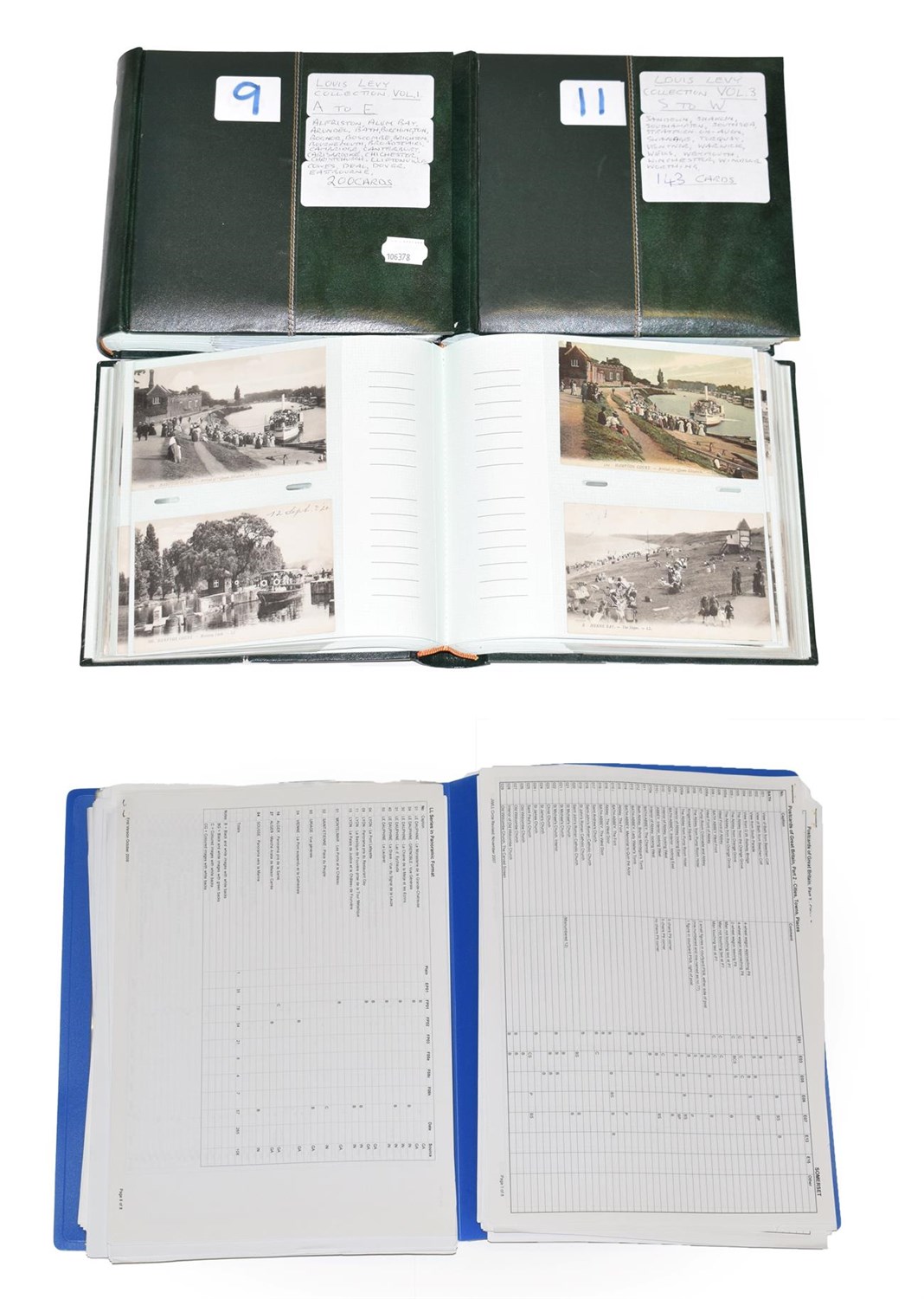 Lot 2380 - Louis Levy Collection volume 1 A-W 532 cards from Alfriston - Eastbourne. showing the way of...