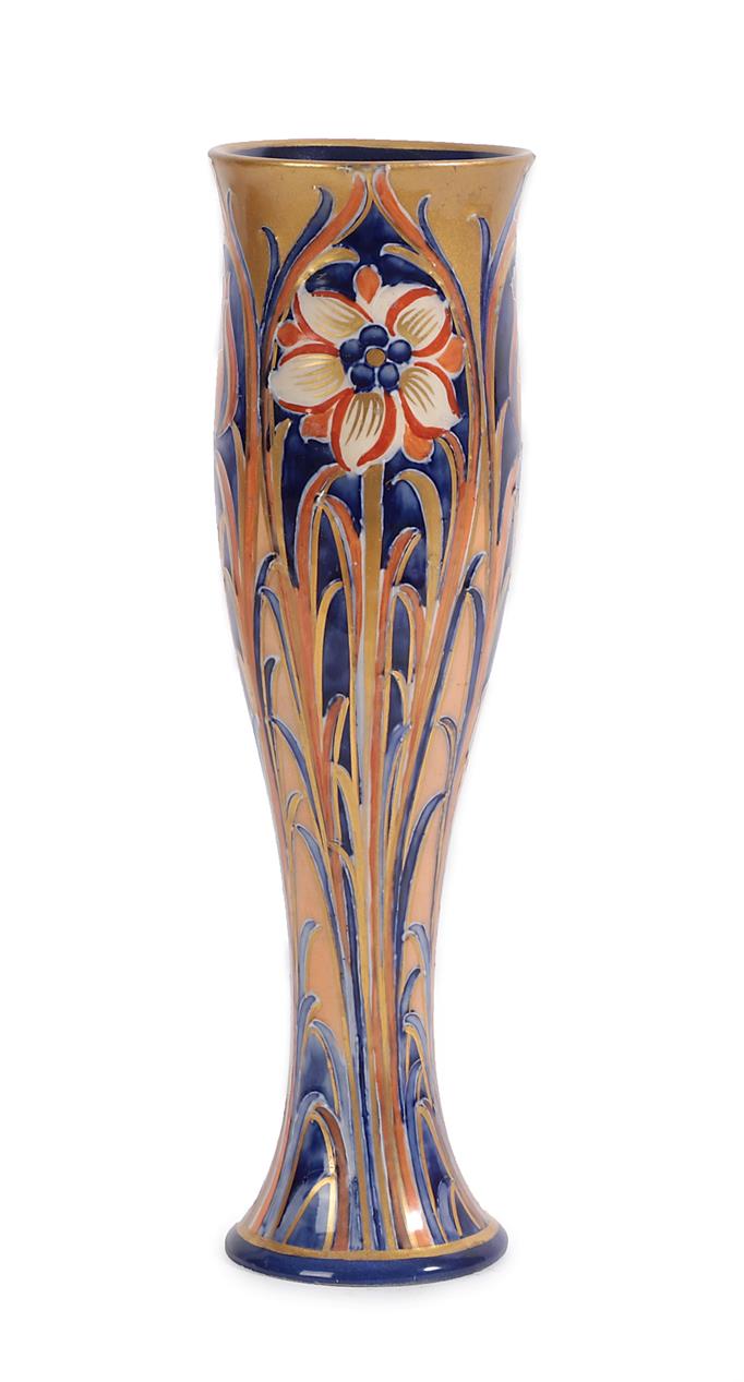 Lot 1 - William Moorcroft (1872-1945) for James Macintyre: An Alhambra Version of the Green and Gold...