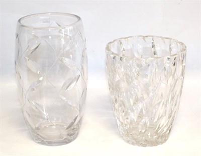 Lot 44 - Clyne Farquharson (1906-1972) for John Walsh Walsh: An Albany Pattern Glass Vase, signed to the...