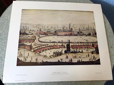 Lot 1006 - After Laurence Stephen Lowry RBA, RA (1887-1976) ''The Pond'' Signed, with the blindstamp for...