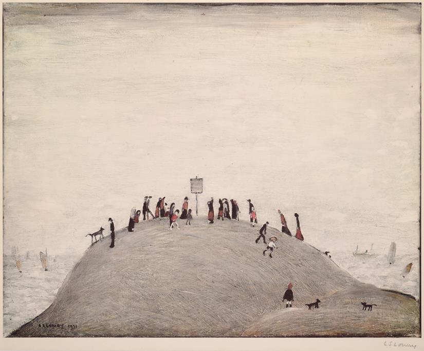 Lot 1009 - After Laurence Stephen Lowry RBA, RA (1887-1976)  ''The Notice Board'' Signed, with the...