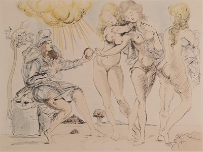 Lot 1017 - After Salvador Dali (1904-1989) Spanish ''The Judgement of Paris'' Signed and numbered 103/250,...