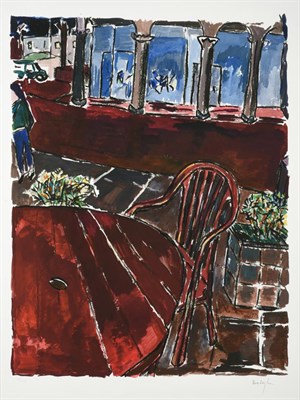 Lot 1025 - Bob Dylan (b.1941) American  ''Sidewalk Cafe'' (2018) Signed and numbered 148/295, giclee...