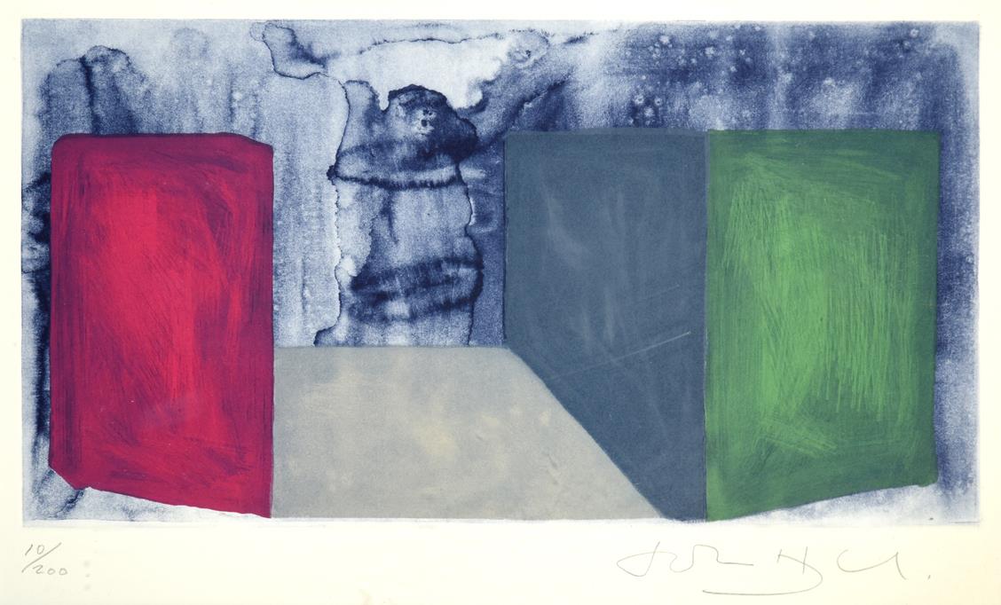 Lot 1030 - John Hoyland RA (1934-2011) ''1969'' 2006 Signed and numbered 10/200, etching with aquatint, 26.5cm