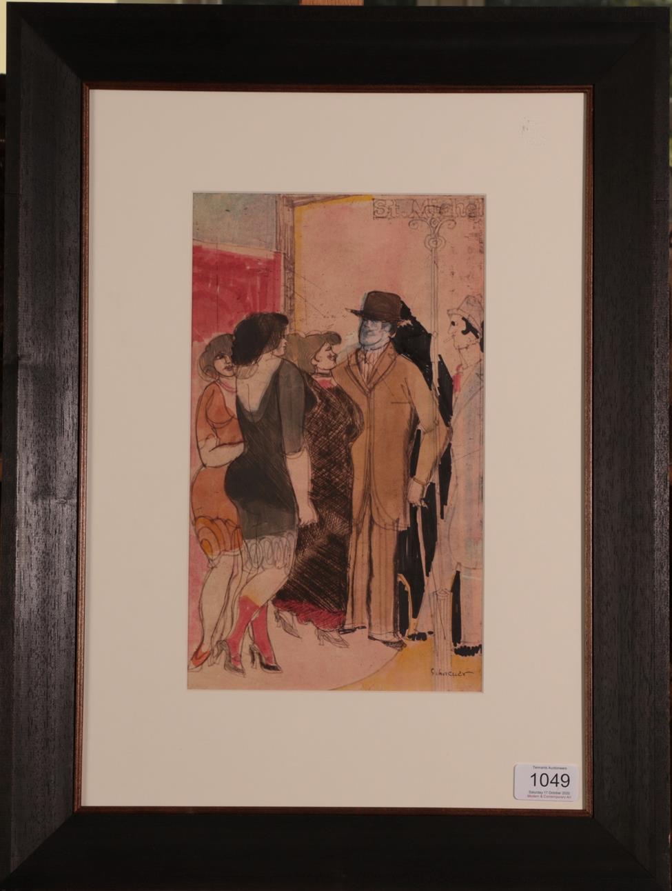 Lot 1049 - David Schneuer (1905-1988) Polish/Israeli