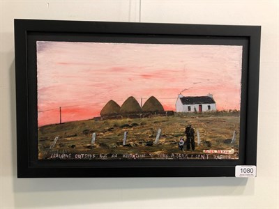 Lot 1080 - Peter Brook RBA (1927-2009) ''In Scotland, Drawing Outside but an Invitation to take a Dram, I...