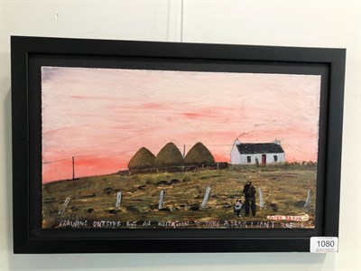 Lot 1080 - Peter Brook RBA (1927-2009) ''In Scotland, Drawing Outside but an Invitation to take a Dram, I...