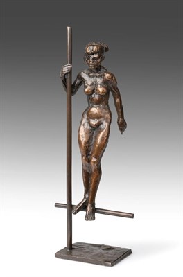 Lot 1103 - Sally Arnup FRBS, ARCA (1930-2015) ''Acrobat'' Signed and numbered 2/10, bronze, 25.5cm high...