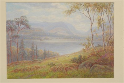 Lot 839 - Everett William Mellor (1878-1965) Lakeland landscape Signed, pencil, watercolour and gouache,...