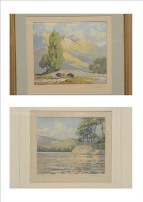 Lot 841 - Robert Leslie Howey (1900-1981) "Friars Crag & Grisedale Pike"; "Portinscale, Cumberland" Both...