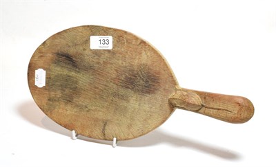 Lot 133 - A Robert 'Mouseman' Thompson cheese board