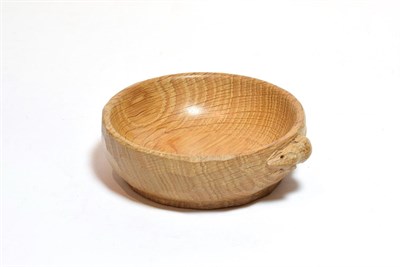 Lot 134 - A Robert 'Mouseman' Thompson oak nut bowl