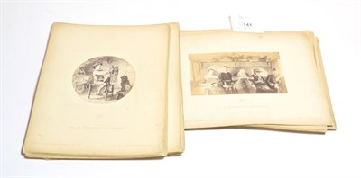 Lot 141 - Group of thirty-three Austrian photographic plates from Hendschel's Skizzenbuch