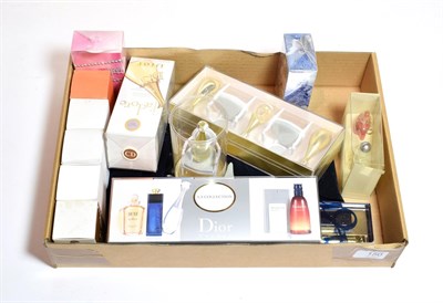 Lot 150 - Christian Dior boxed set of scents, another J'adore, Dune; makeup and beauty products etc