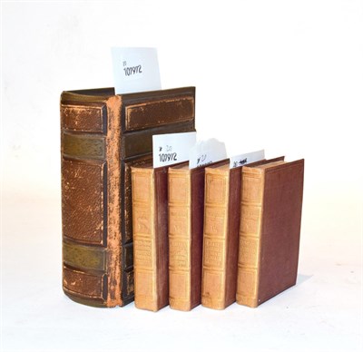 Lot 247 - A late Victorian photograph album and four Shakespeare books (5)