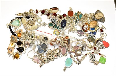 Lot 269 - A collection of mostly silver jewellery (qty)