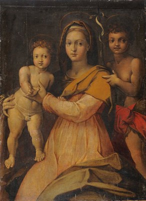 Lot 857 - Italian School after Andrea del Sarto (18th century) Madonna and the Infant Christ with St John the