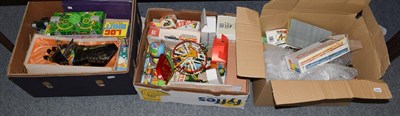 Lot 290 - Three boxes of late 20th century Indian, Chinese and Russian tin plate toys