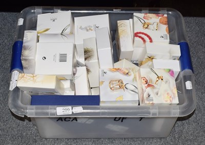 Lot 299 - Swarovski; a collection of approximately forty Christmas decorations (in one box)