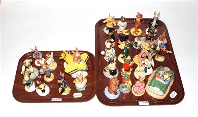 Lot 315 - Two trays of thirty-one Bunnykins figures