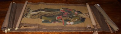 Lot 365 - Three early 20th century Chinese watercolours on silk of Westerners in Oriental dress (a.f.)