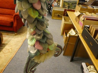 Lot 370 - A collection of 20th/21st century various string and other puppets, harlequin and clown dolls, dumb