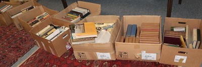 Lot 375 - Eight boxes of books on history, literature, biography, art, etc.